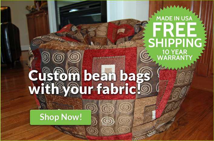 Bean bag chairs - Custom made with your fabric!